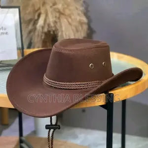 Adjustable Cowboy Hat -Chocolate