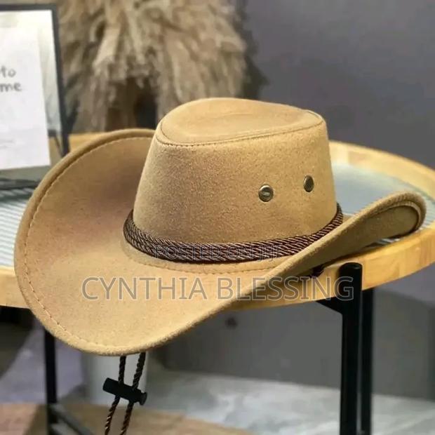 Adjustable Cowboy Hat -Chocolate - thumbnail 2