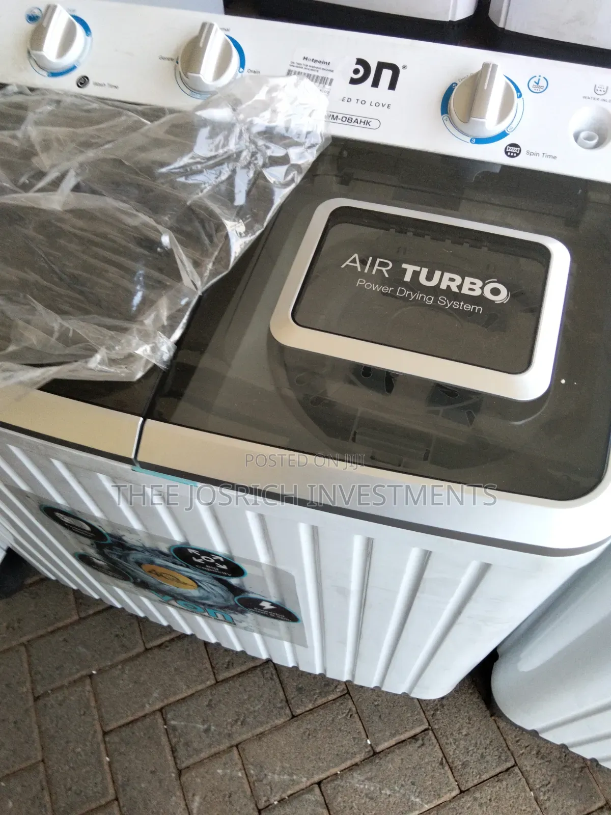 Von Twin Tub Washing Machine 8kg Top Load