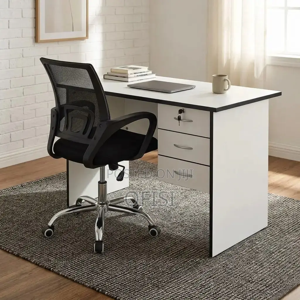 Office Desk; 1.2m Study Desk and Chair Combo