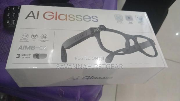 AIMB-G2 AI Smart Glasses 3 Sets of Lenses,WiFi,8 MP Camera,Translation