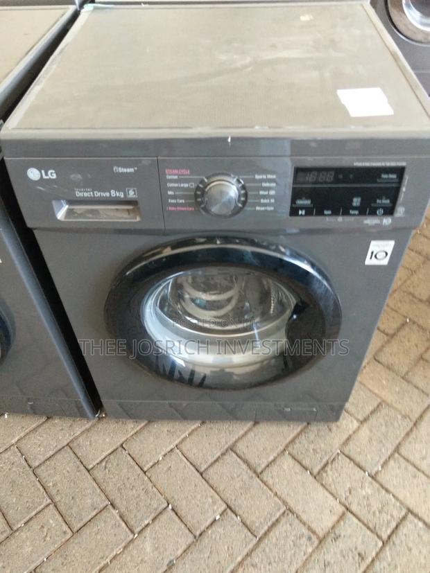 LG 8kg Front Load Washing Machine Wash and Spin