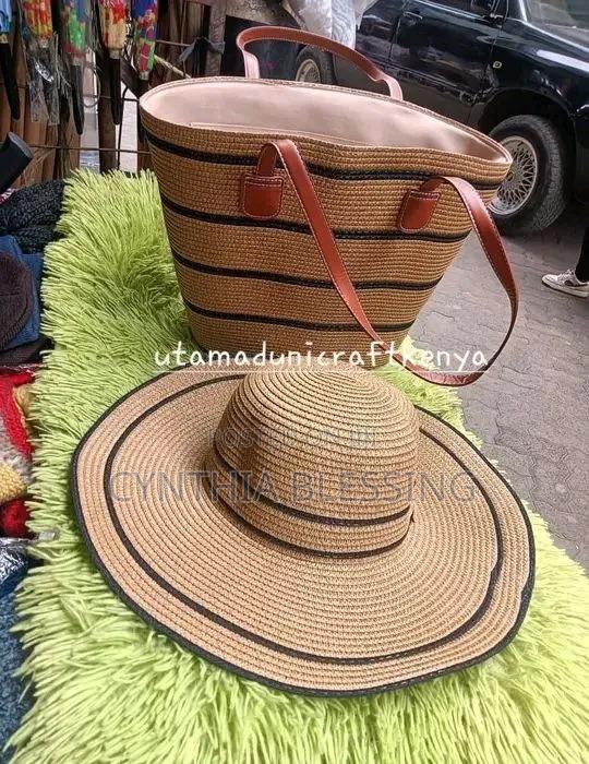 Fashion Summer Hat With Matching Handbag - thumbnail 2