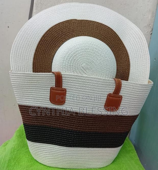 Fashion Summer Hat With Matching Handbag - thumbnail 3