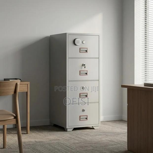 Office Cabinet : 4-Drawer Diplomat Office Filing Cabinet - thumbnail 4