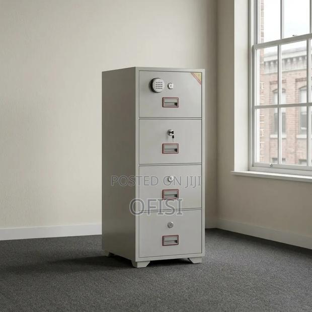 Office Cabinet : 4-Drawer Diplomat Office Filing Cabinet - thumbnail 6