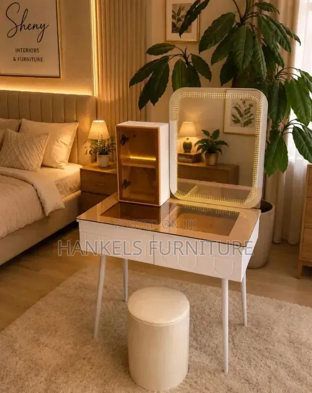 Glass Cover Dressing Table - main view