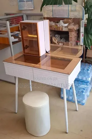 Glass Cover Dressing Table