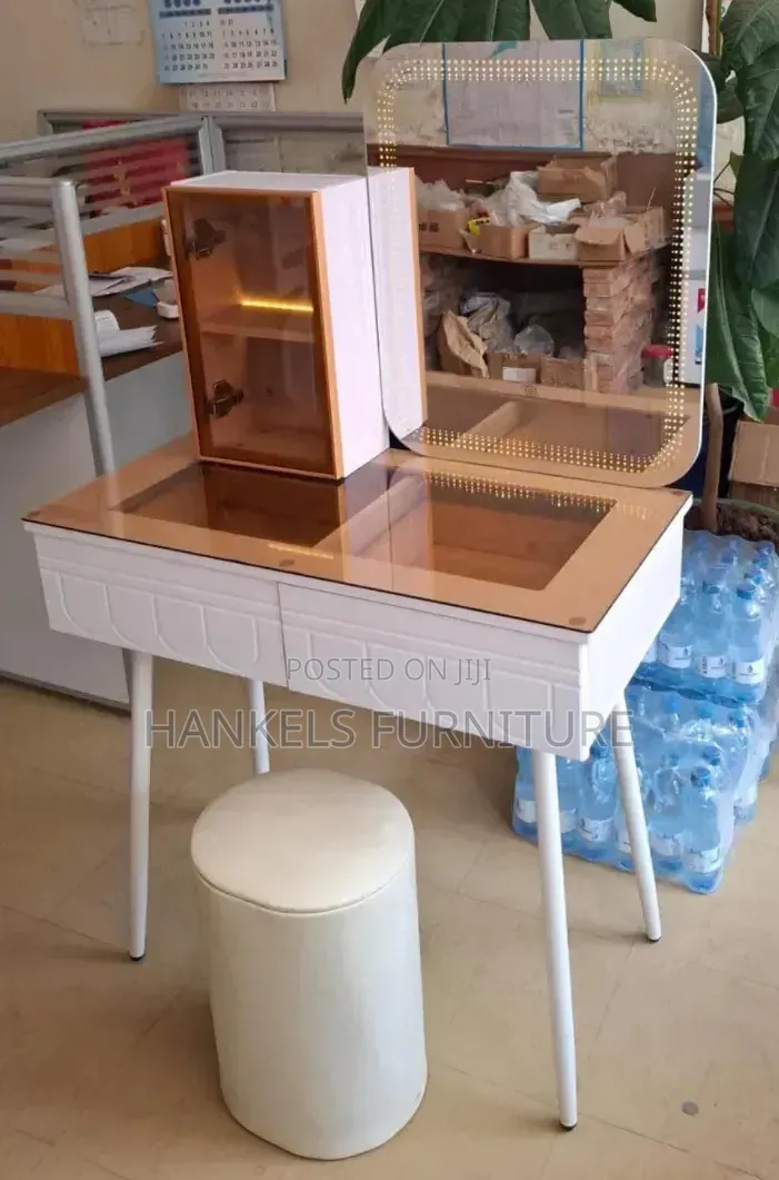 Glass Cover Dressing Table