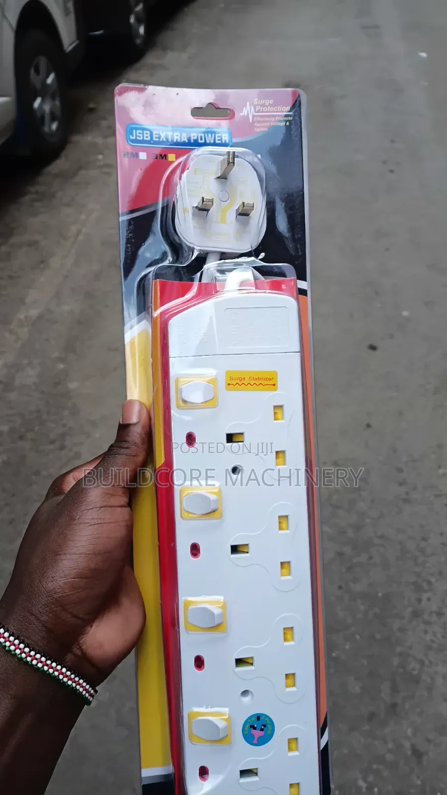 JSB Extension 4way With Surge Protection