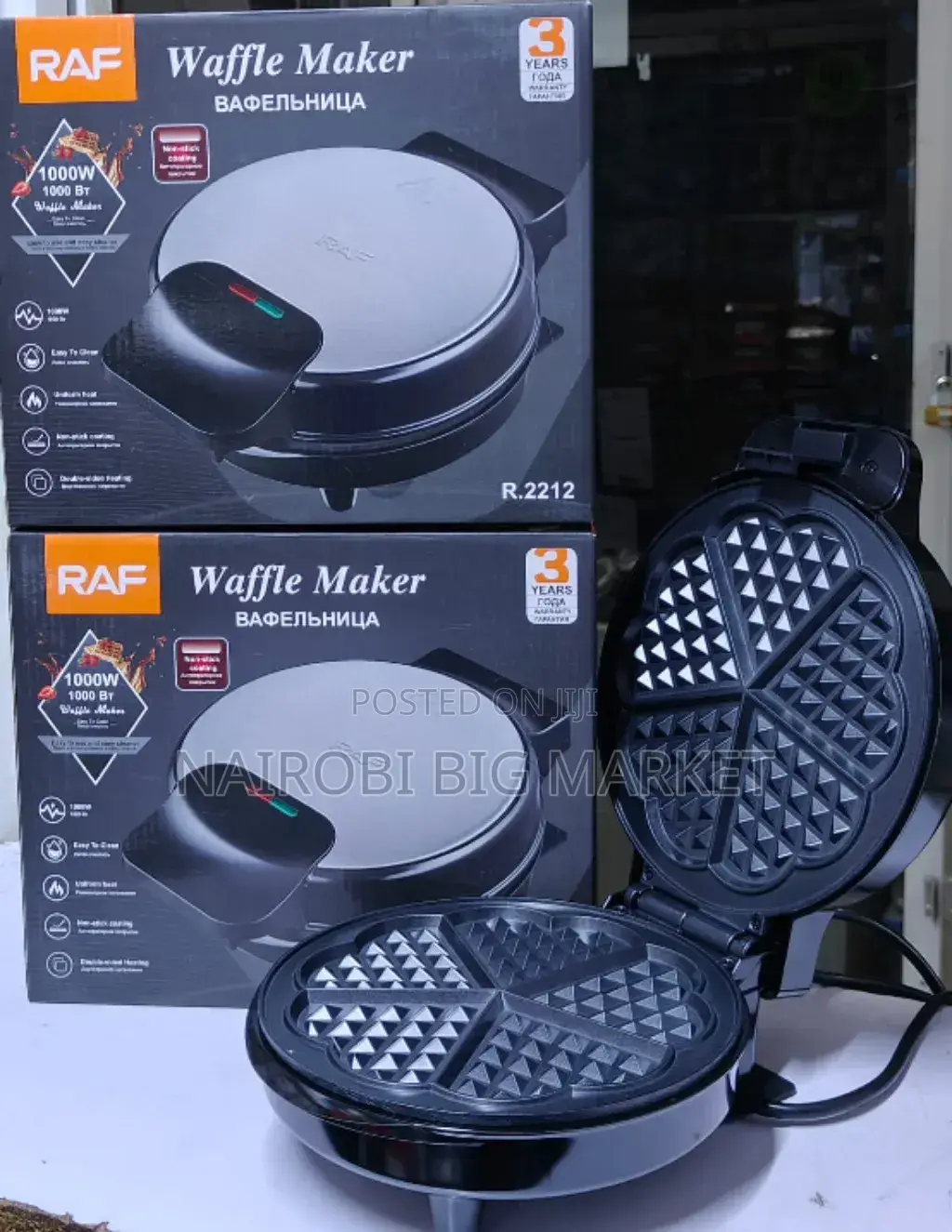 New Model Raf Waffle Maker