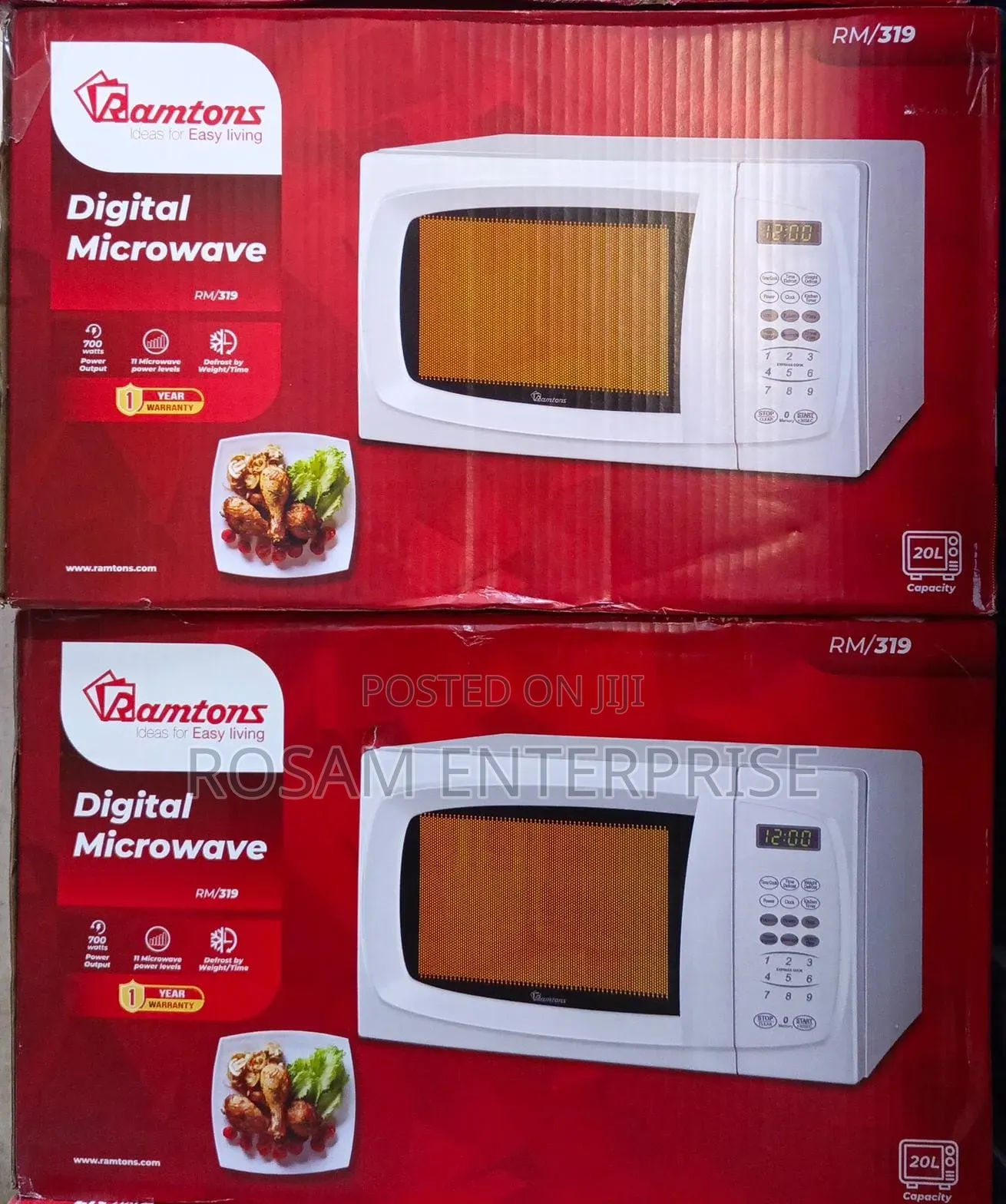 Ramtons Microwave Digital 20litres Rm319