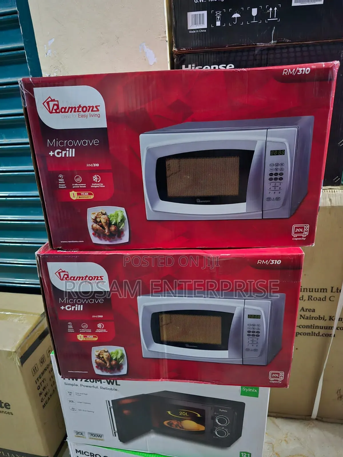 Ramtons Microwave Digital 20litres With Grill Rm310