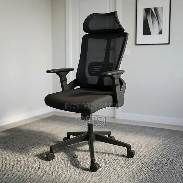 Office Chair; Ergonomic High Back Mesh Office Chair - thumbnail 2