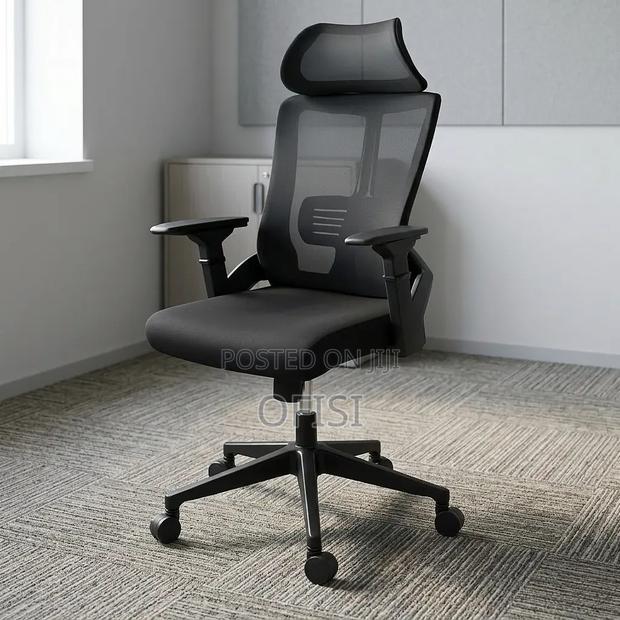 Office Chair; Ergonomic High Back Mesh Office Chair - thumbnail 4