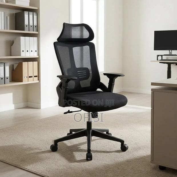 Office Chair; Ergonomic High Back Mesh Office Chair - thumbnail 6