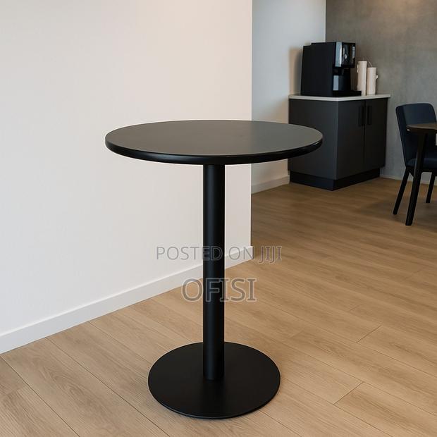Round Table; Modern Height Adjustable Round Table - main view