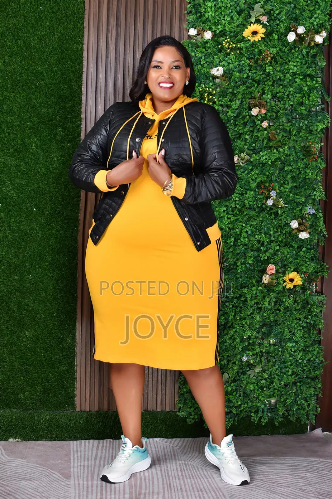 Hooded Dress With Jacket