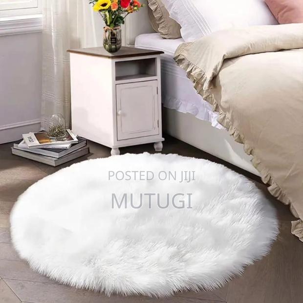 Fluffy Shaggy Bedside Carpet Size 100cm - thumbnail 2