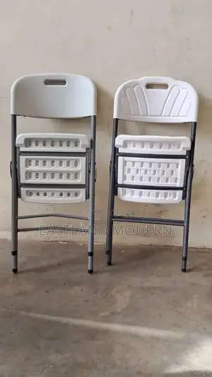 White Plastic Foldable Chair -Heavy Duty
