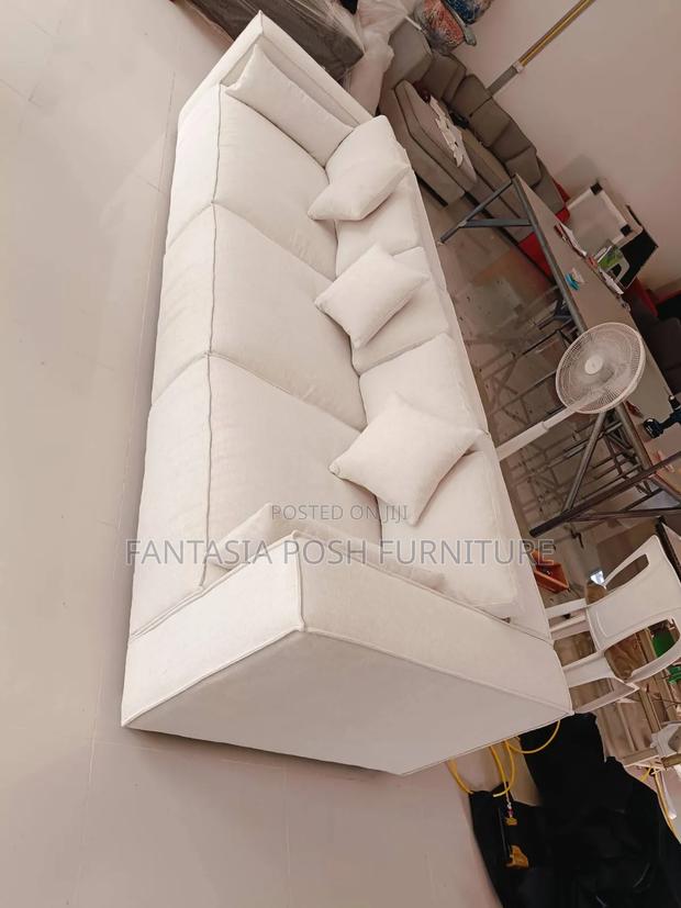 Cream 4-Seater Sofa for Sale Around Nairobi/Syokimau