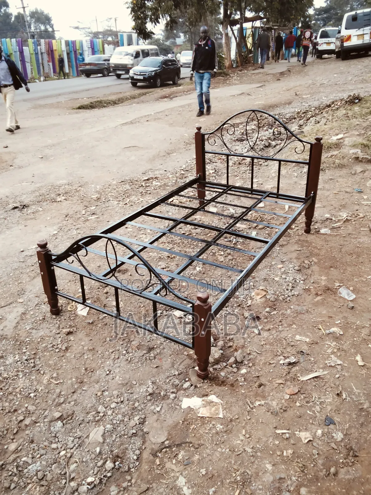 Metal and Wood Beds