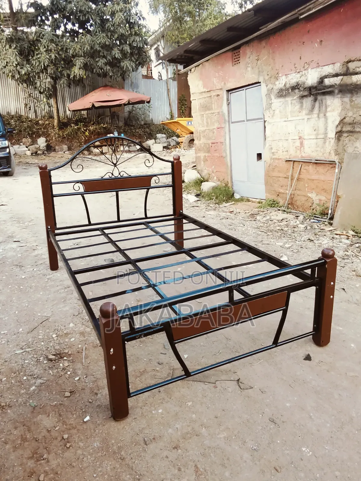 Metal and Wood Beds