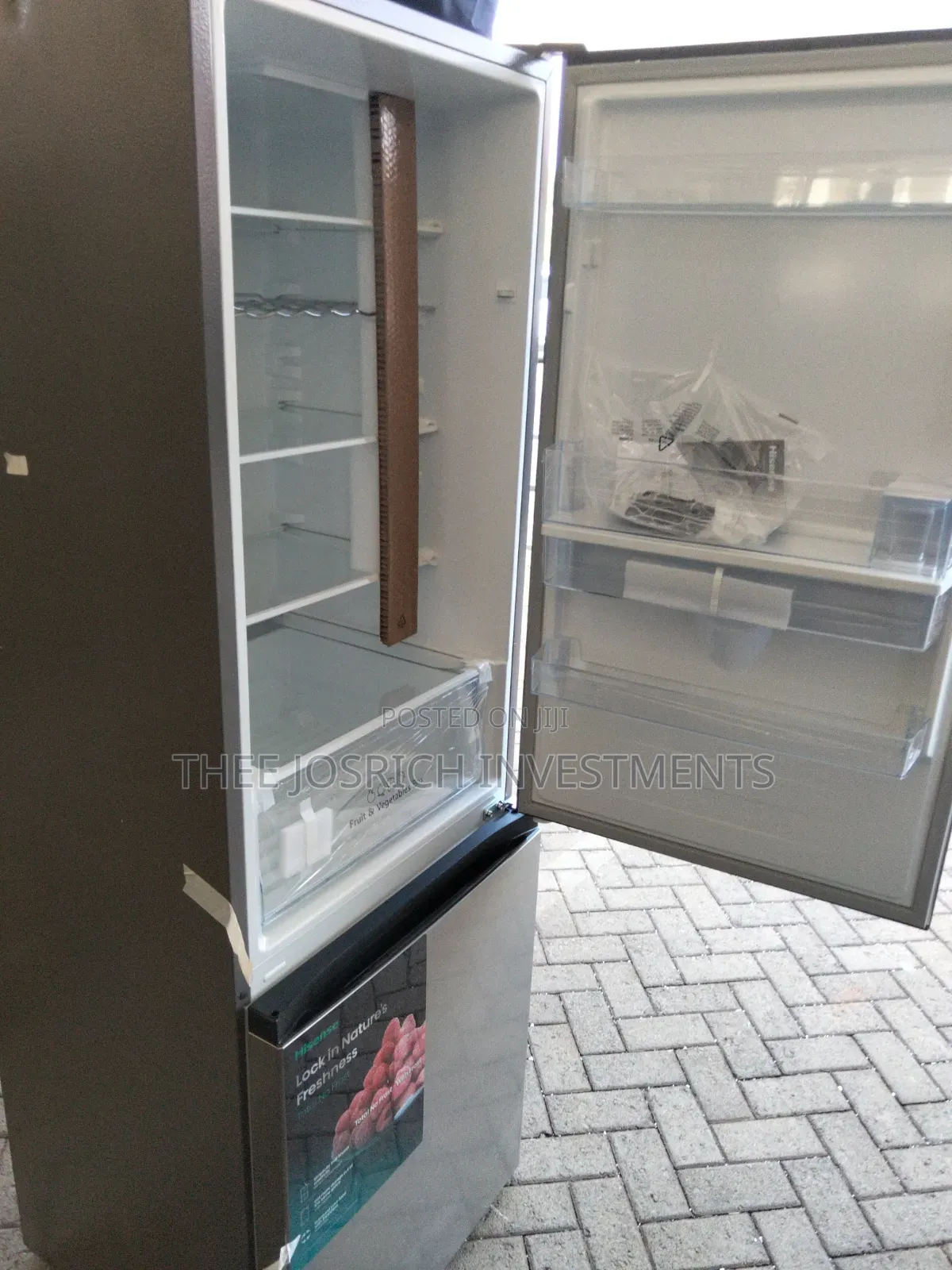 Hisense 292 Litres Bottom Freezer Refrigerator No Frost With Dispenser