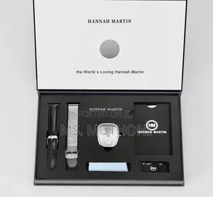 Hannah Martin Women's Curved Tonneau Watch Gift Set