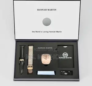 Hannah Martin Women's Curved Tonneau Watch Gift Set