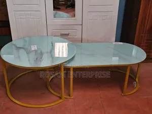 2 in 1 Marble Effect Coffee Table