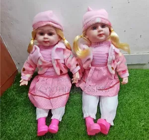 African Kids Baby Dolls _ Pink