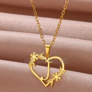 Hypoallergenic Tarnish-Free Letter Pedant Necklace