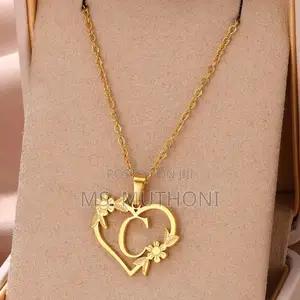 Hypoallergenic Tarnish-Free Letter Pedant Necklace