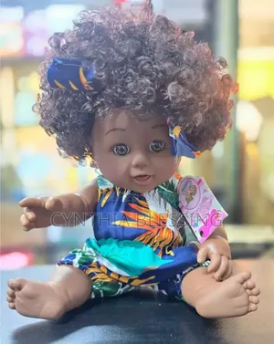 African Kids Baby Dolls_yellow