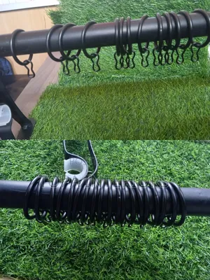 Black Curtain Rings for Hooks Curtains