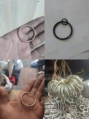 Black Curtain Rings for Hooks Curtains