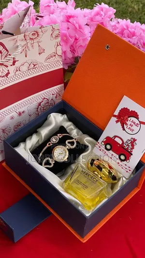 Watch X Bracelet X Perfume Ladies Gift Set