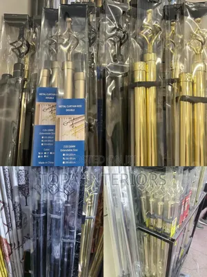 Chinese Imported Adjustable Curtain Rods With Accessories