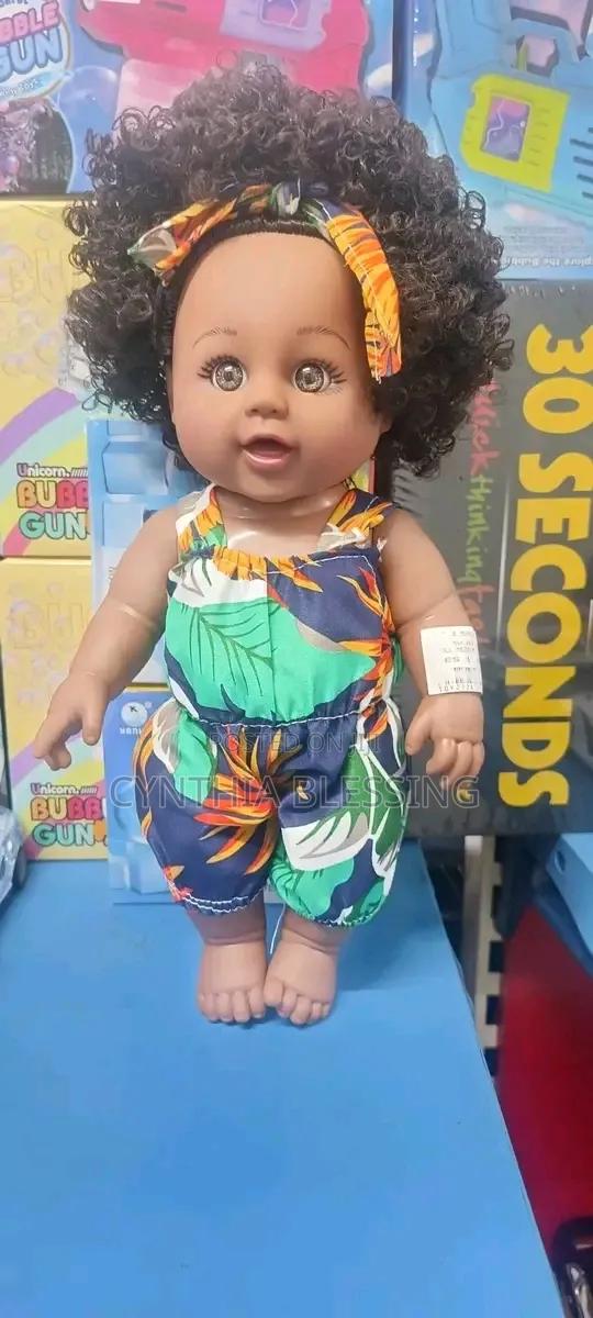 African Kids Baby Dolls_black