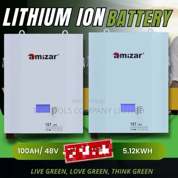Lithium Ion Amizar 2.56kwh Battery 48v 6000cycles