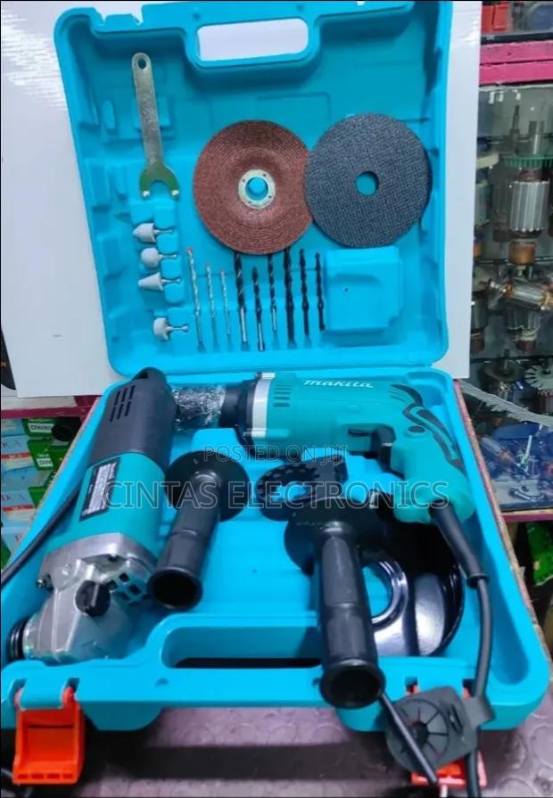 Makita Grinder and Drill Combo - main view