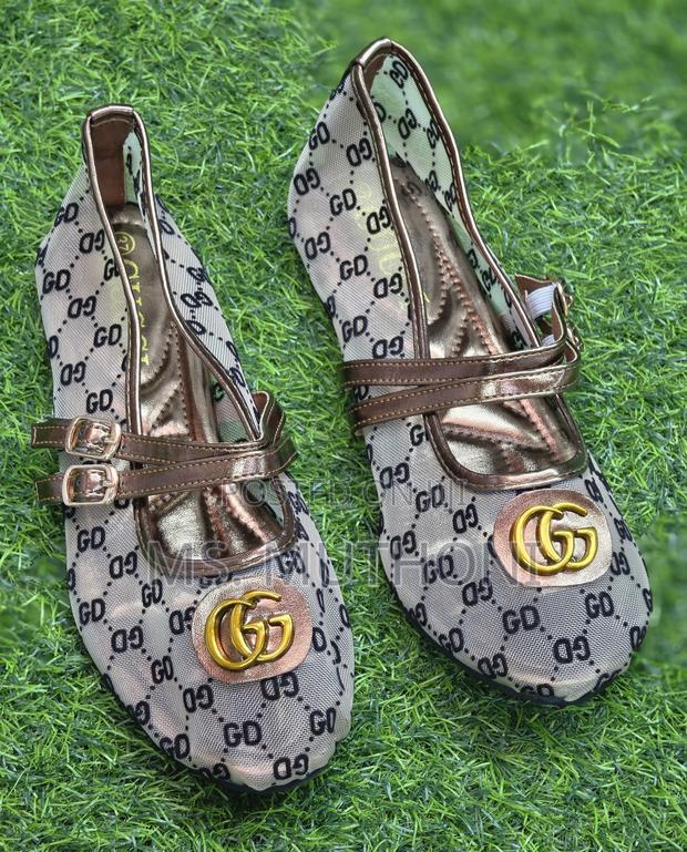 Chic Double-Strap Gucci-Style Ballerinas - thumbnail 2