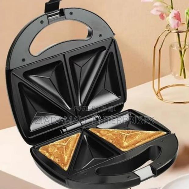 Sokany Sandwich Maker 2 Slice Non Stick Coated Plates, - thumbnail 2