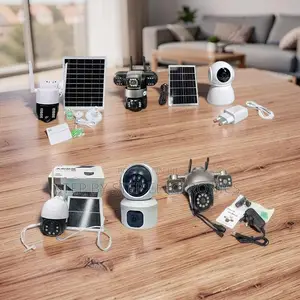 V380Pro App 4G Wifi Rotating Dual Triple Lens SolarCameras Wholesale