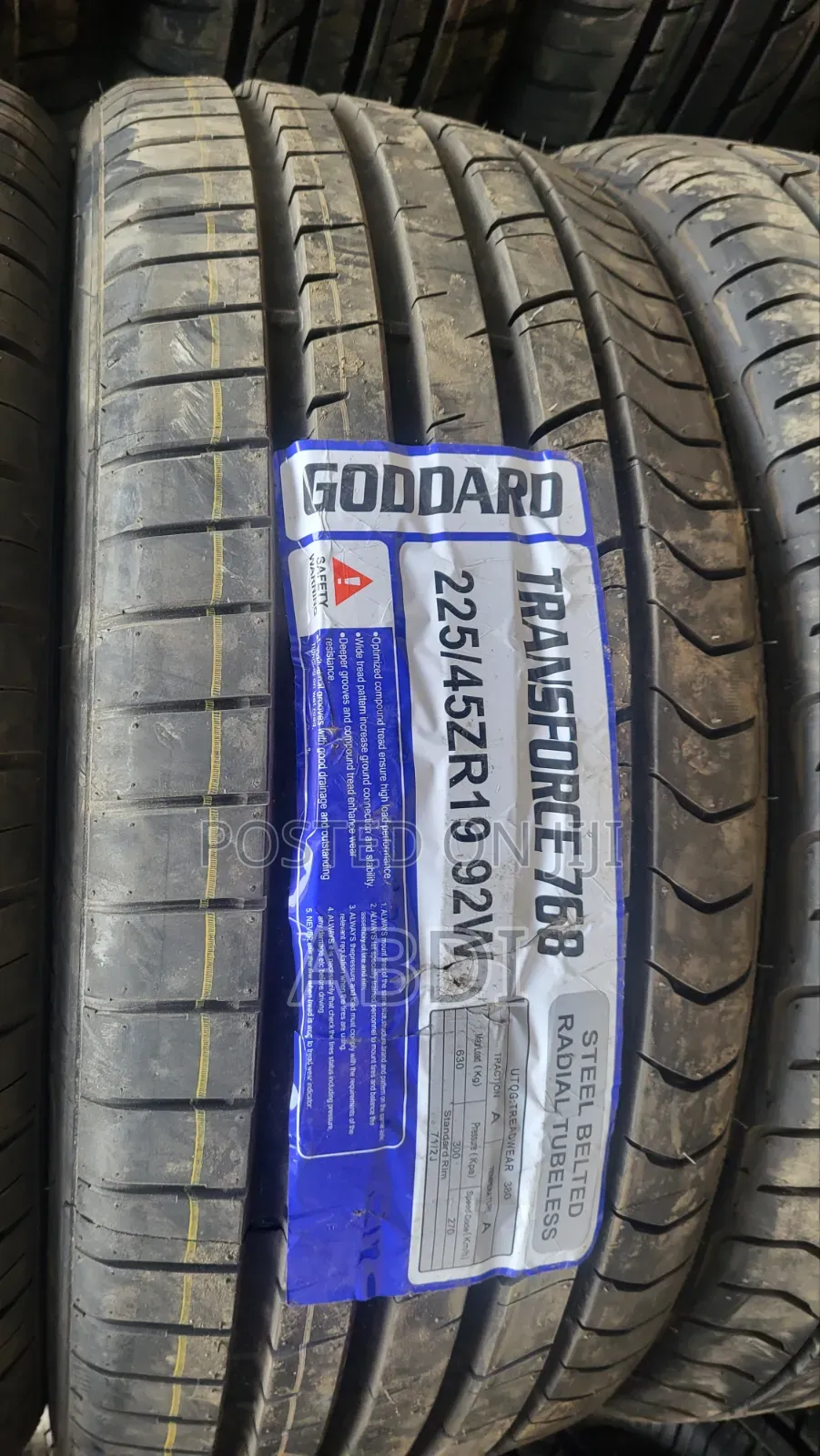 225/45r19 Goddard