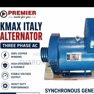 K-Max Italy 3 Phase Synchronous Generator 15Hp/15Hp Synchronous Gen.