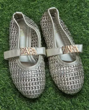 Breathable Trendy Zara Woven Mesh Mary Jane Flats
