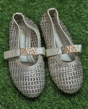 Breathable Trendy Zara Woven Mesh Mary Jane Flats