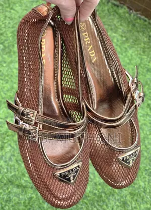 Prada Mesh and Buckled Mary Jane Flat Shoes / Ballerinas 37-41
